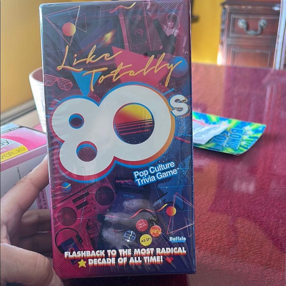 NWT Buffalo David Bitton Like Totally 80s Trivia Game - Multicolor
